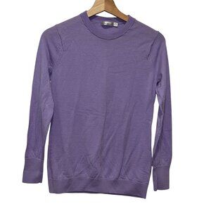 Peter Millar Purple Long Sleeve Crewneck Pullover Sweater Women's Size S